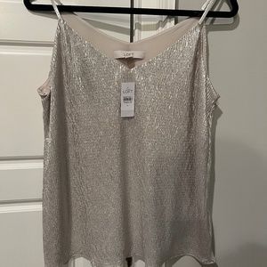 Shimmer tank top from Loft